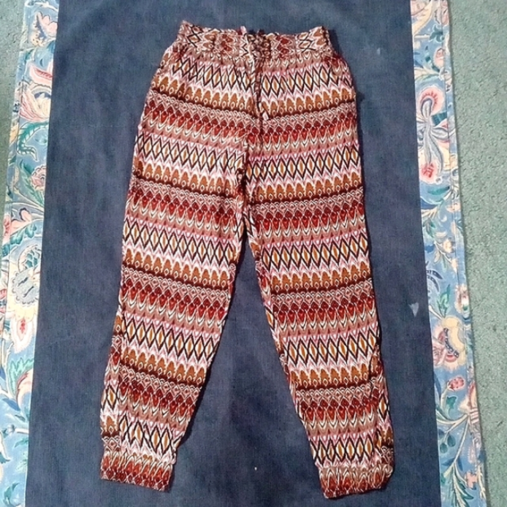 JOE B BOHEMIAN BROWN PRINT PANT